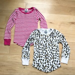 Old Navy thermal LS tops